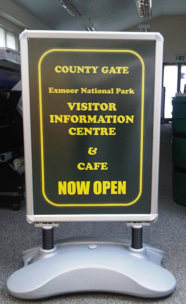 A-board printing in West Sussex